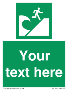 Custom Safe Condition Tsunami evacuation area